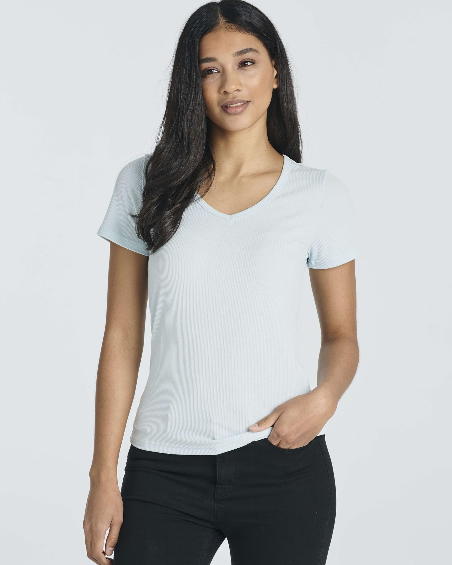 5 Pack Womens Tops Summer Fashion Trendy Tshirts Shirts Spring Short Sleeve Ladies Casual V Neck Shirt Basic Tees T-Shirts Teen Jersey